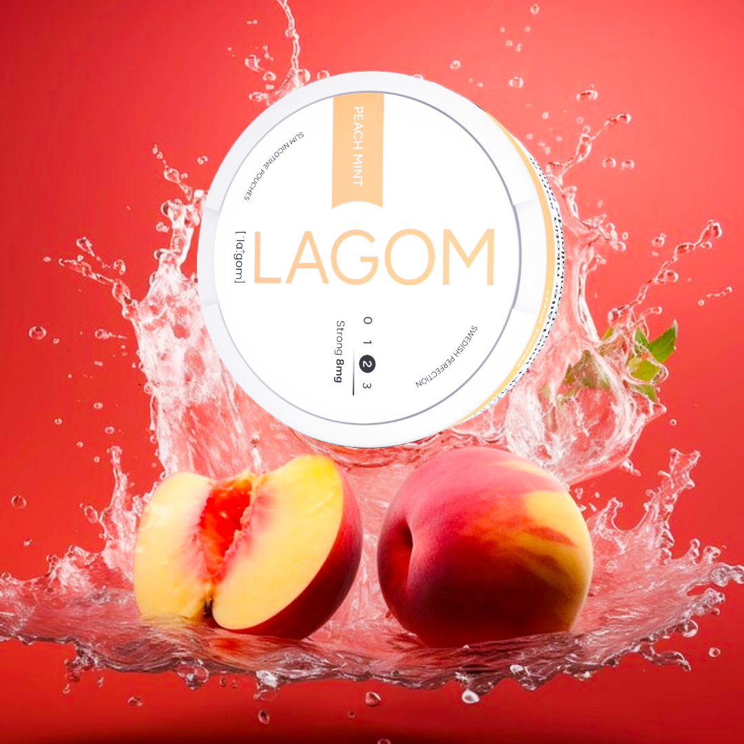 LAGOM PEACH MINT STRONG 8MG