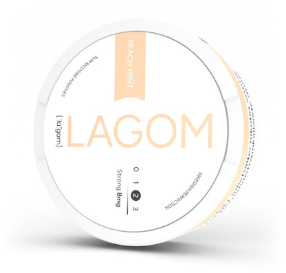 LAGOM PEACH MINT STRONG 8MG
