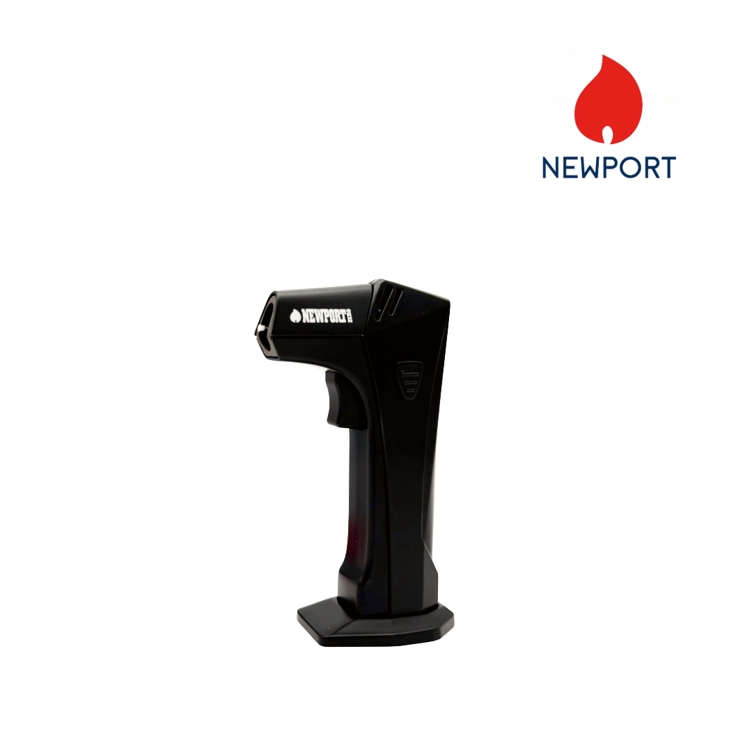Newport Metal Butane Torch - Black
