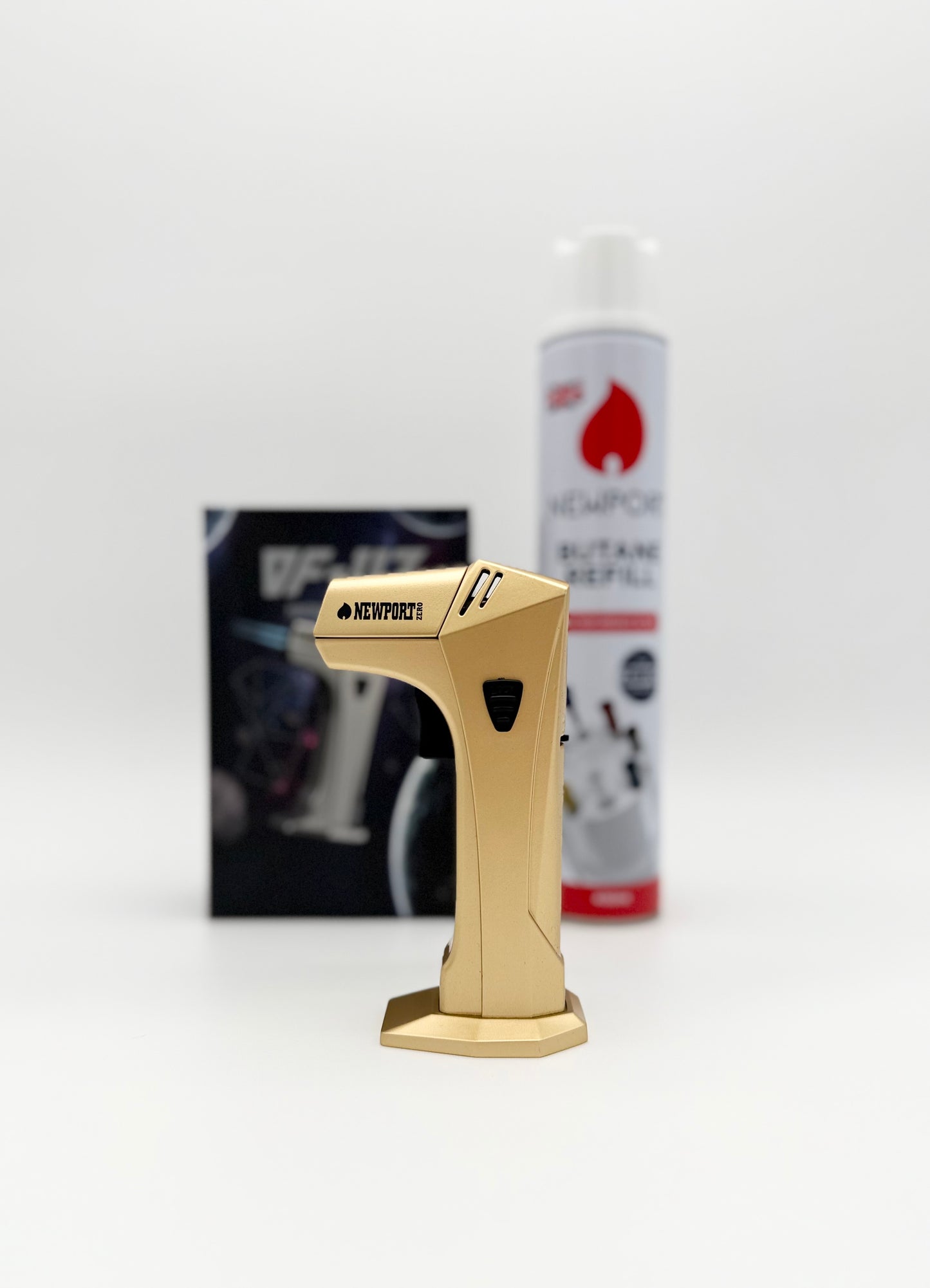 Newport Metal Butane Torch - Gold