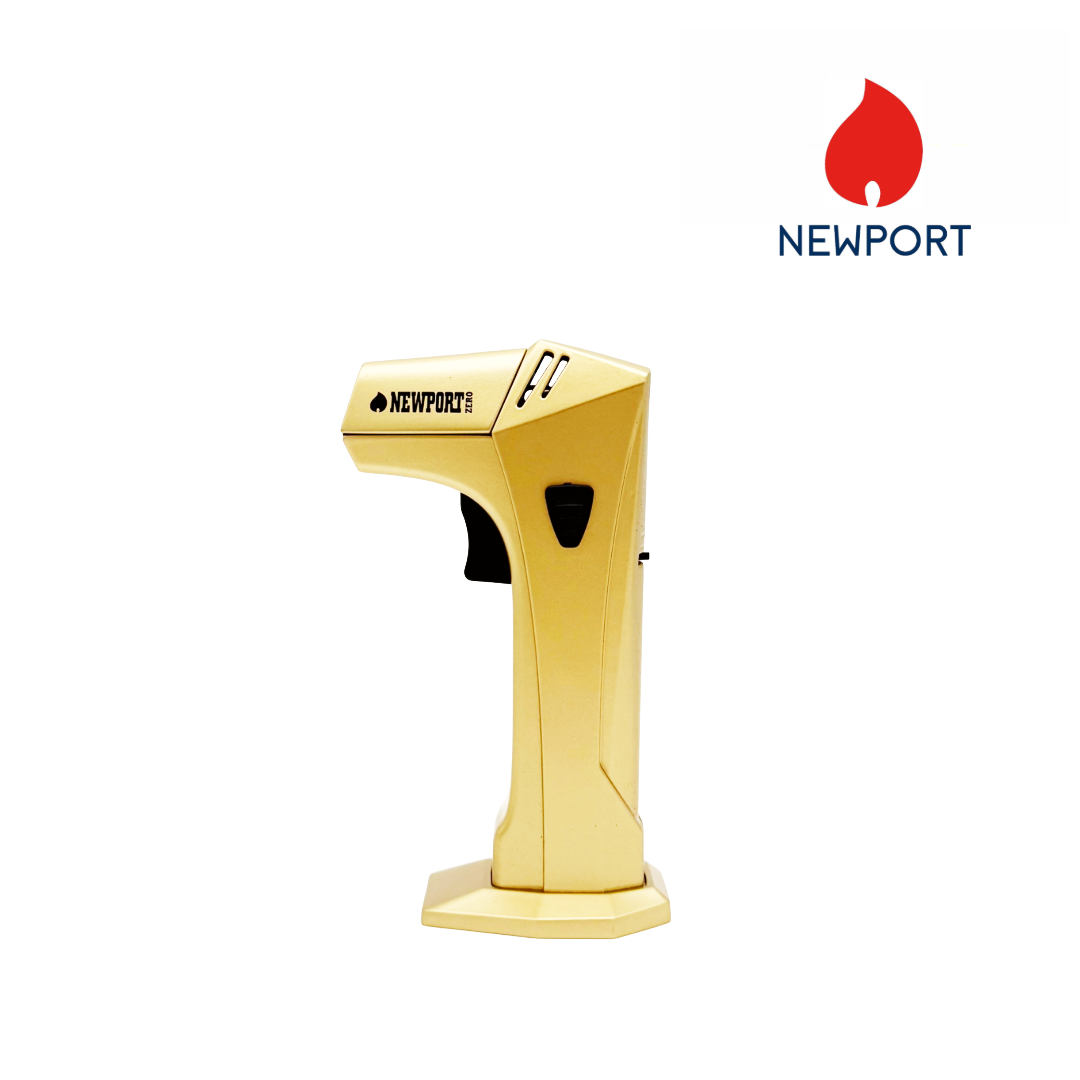 Newport Metal Butane Torch - Gold