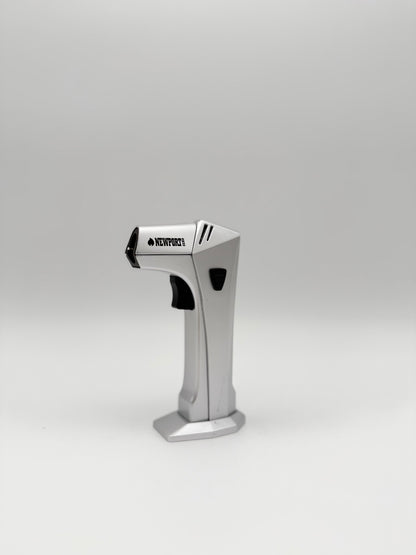 Newport Metal Butane Torch - Silver