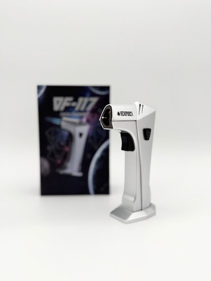 Newport Metal Butane Torch - Silver