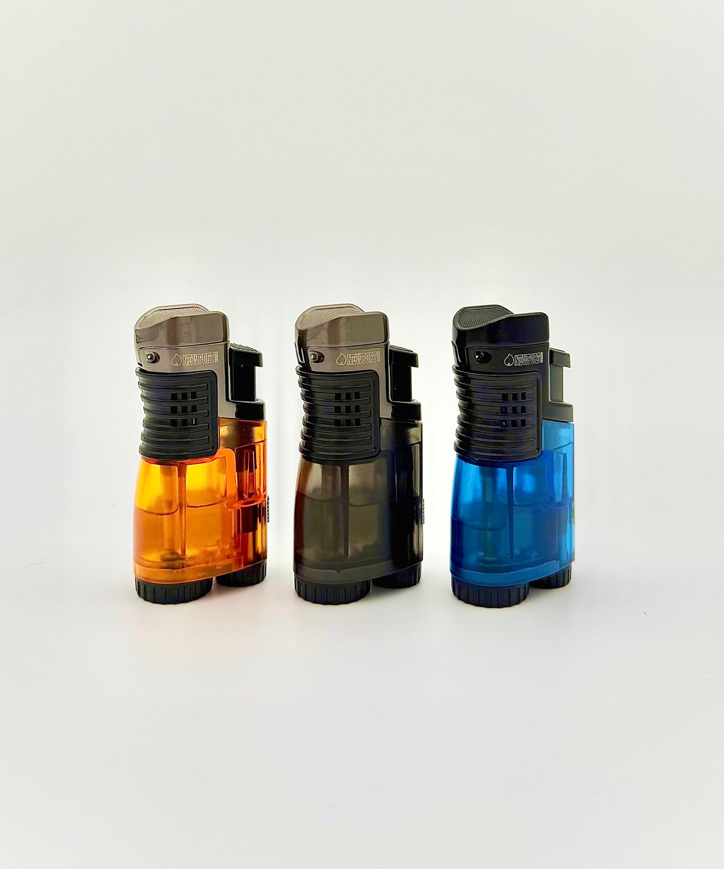 Newport Triple Torch Lighter - Blue
