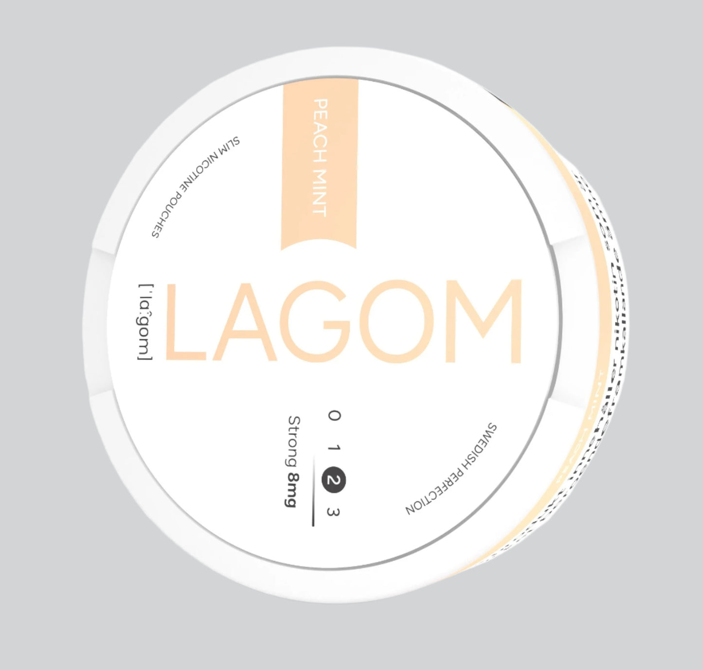 LAGOM PEACH MINT STRONG 8MG