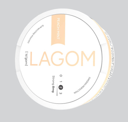 LAGOM PEACH MINT STRONG 8MG
