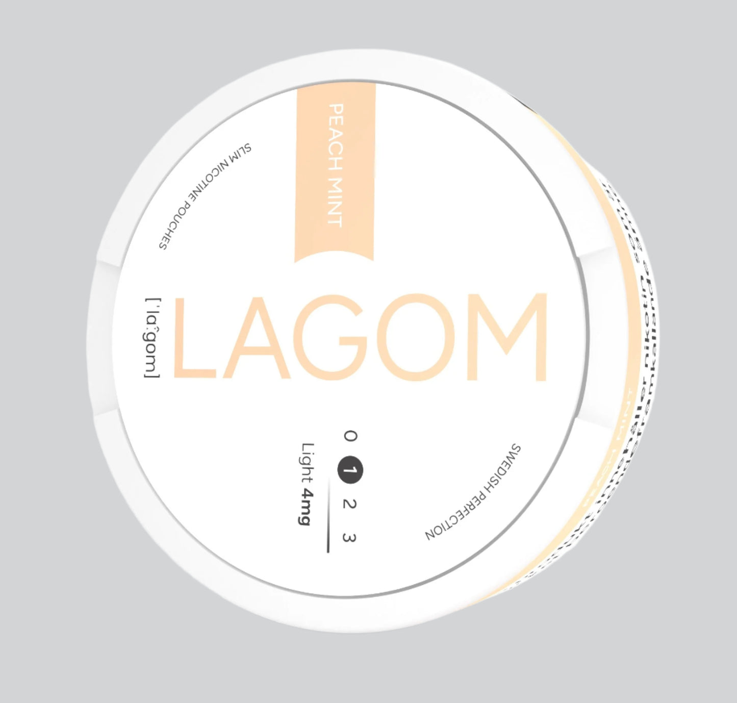 LAGOM PEACH MINT LIGHT 4MG