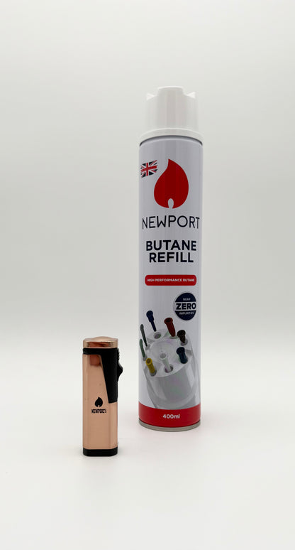 Newport Triple Flame Pocket Lighter - Rose Gold