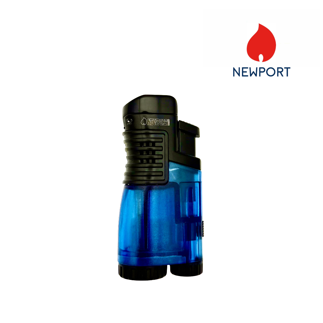 Newport Triple Torch Lighter - Blue